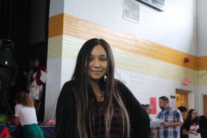 Noemi Cisneros has done a lot of participation in the high school, as well as achieving a bilingual achievement on her high school diploma - all for her to be happy for what she has done in her four years of high school.