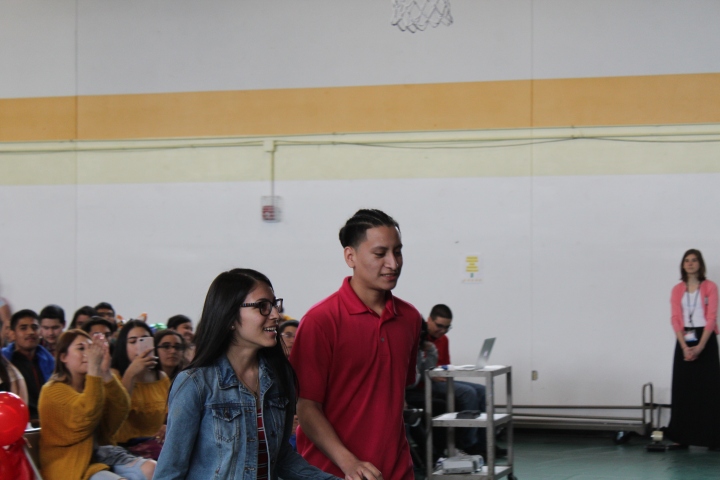 Jose Valeriano and Mya Marron walked to the same song and went up to sign their future. With Senior Signing being one of the last few days they will be in high school, this is a big achievement for everyone.